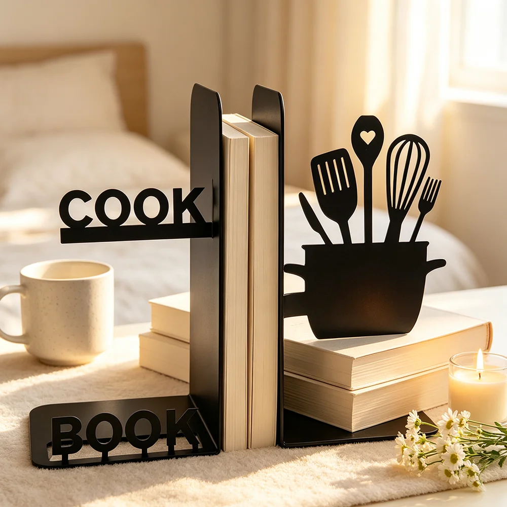 Penyangga Buku Bertema Dapur u - Home Cooking Book ulasan dan harga