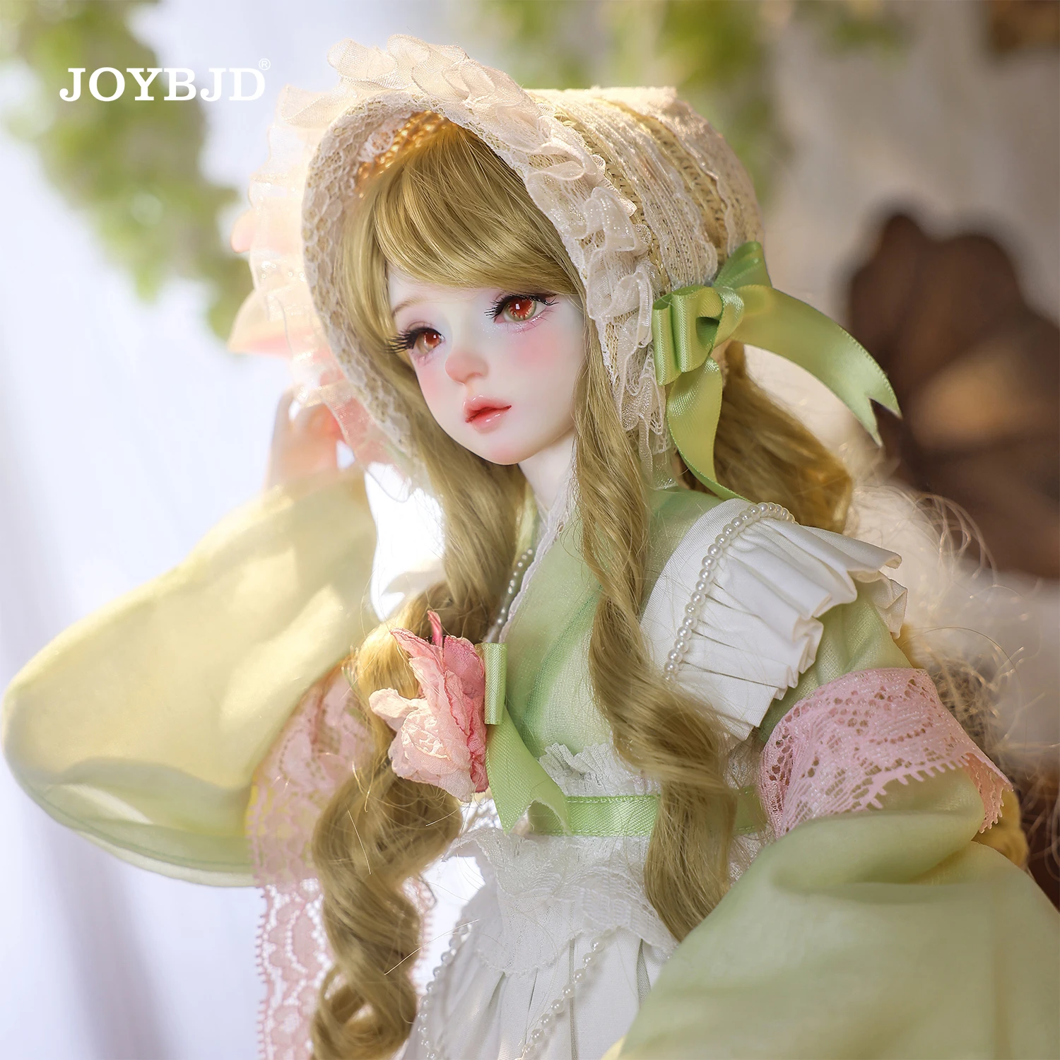 JOYBJD دمية Janen BJD الأصلية 1/4 كيمونو كم موضة منتقي الزهور اللطيفة في الربيع الراتنج Bjd دمية مشتركة مجموعة كاملة #3