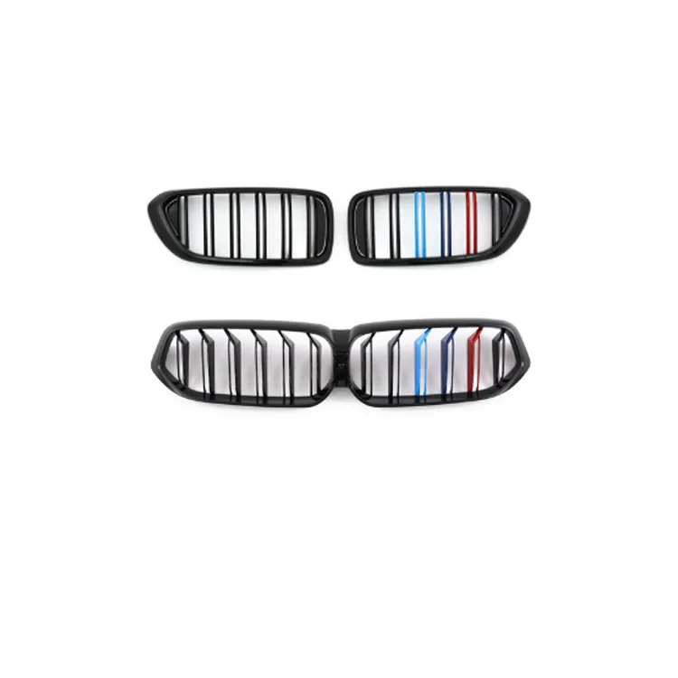 

High Quality Front Grille Upgrade ABS Single LED Slat Gloss Black Front Kidney Bumper Center Grill Grille for Bmw 6 Series G32