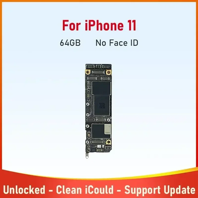 

Новый! Материнская плата телефона для iPhone 11, 64 г, 128 г, 256 г, материнская плата с разблокированной логической платой Face ID с чистой поддержкой iCloud
