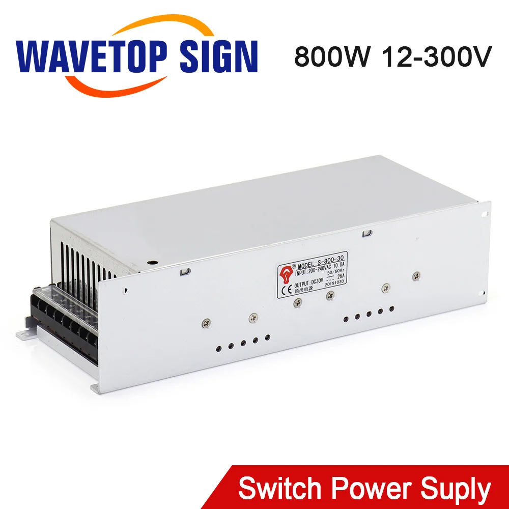

SIGNKORAY S-800W импульсный источник питания 12 В 24 В 36 В 48 В 60 В 70 В 80 В 90 В 100 В 110 В 130 В для фрезерного станка с ЧПУ