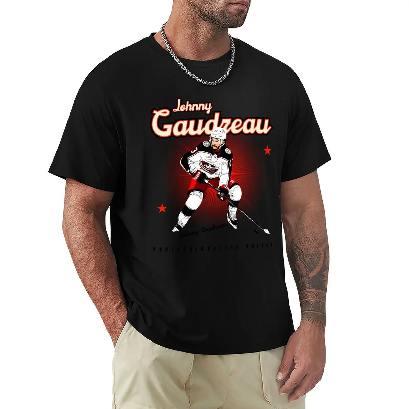 Johnny Gaudreau professional ice hockey winger T-Shirt Moisture Wicking Quick Dry Tee