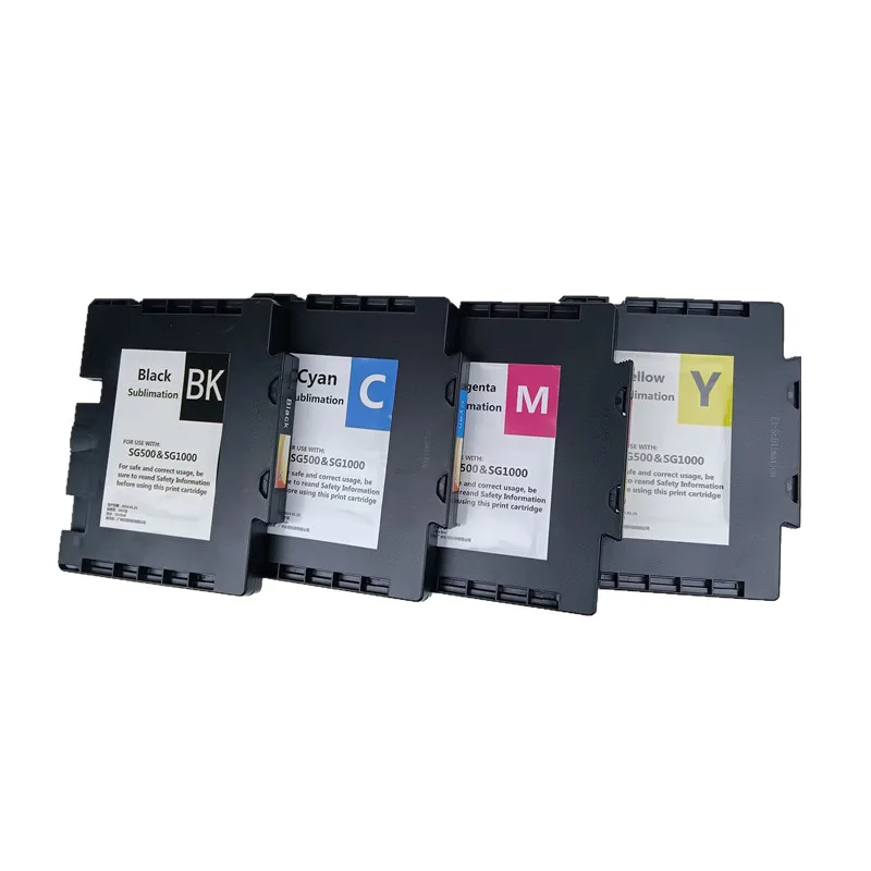 1 Set For SAWGRASS SG500 SG1000 No Serial Number Compatible Ink Cartridge With Chip Sublimation Ink