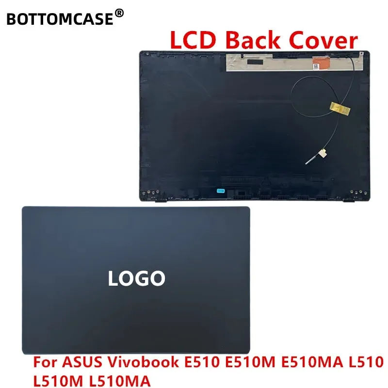 Bottomcase เคสใหม่สำหรับ ASUS VivoBook E510 E510M E510MA L510 L510MA ปกหลัง LCD สีฟ้า