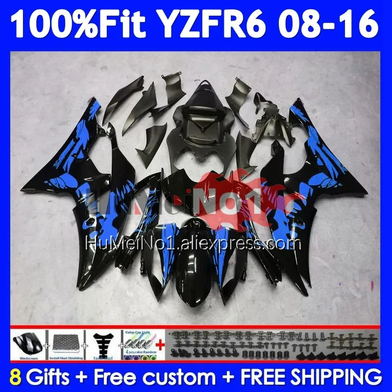 Bodys For YAMAHA YZF R6 600 R 6 YZF-600 YZF-R6 359No.177 YZFR6 YZF600 08 09 10 11 12 2013 Graffiti 2014 2015 2016 Fairing Kit