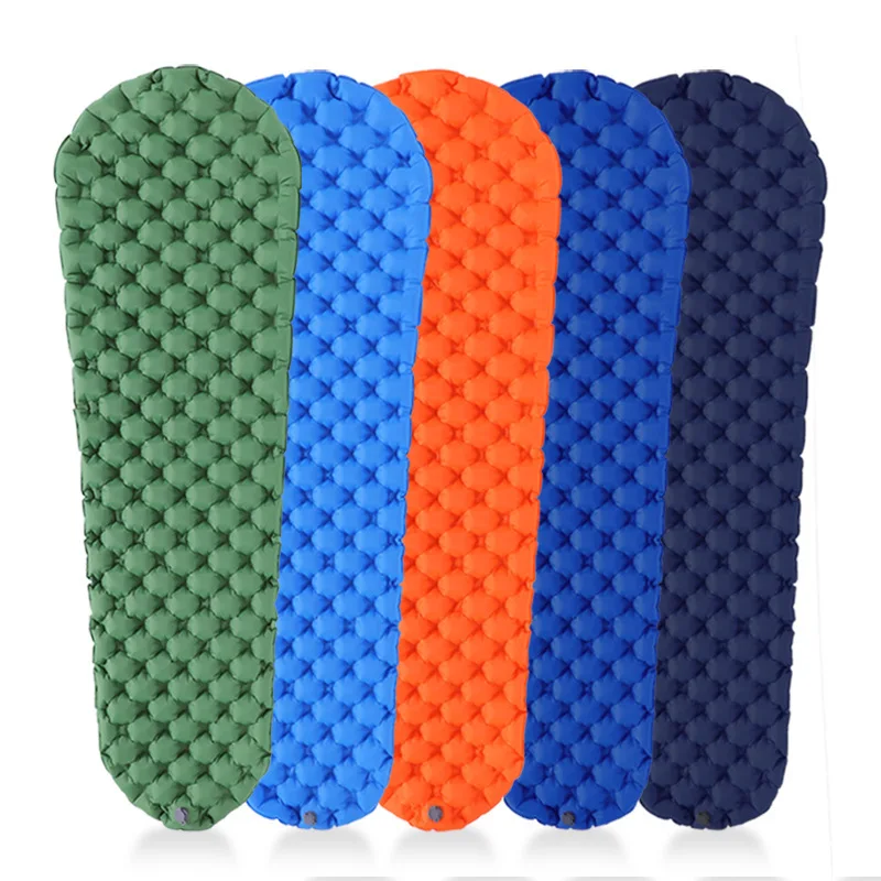 Camping Tent Mummy Air Mattress Ultralight One Person Moisture-Proof Air Mat Tent Sleeping Pad