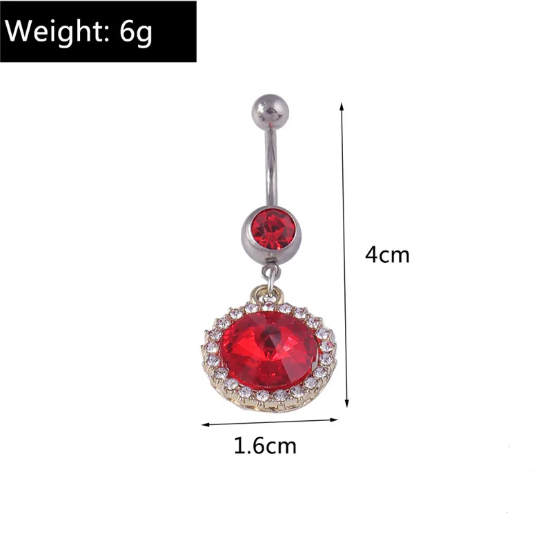 Aihua Steampunk schwarz hohl Kreuz baumeln Nabel Ring chirurgischen Stahl Bauchnabel Ring Gothic Piercing Ombligo Oreja Körpers chmuck – Detail 19