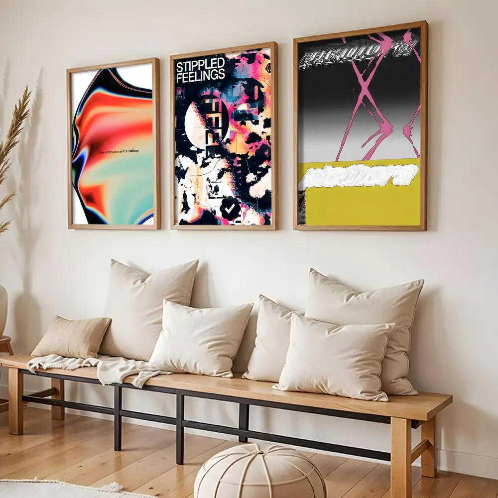 Vintage Abstract Classic Painting Calligraphy Wall Art HD Canvas Oil Painting Posters Prints Home Bedroom Decor Gift