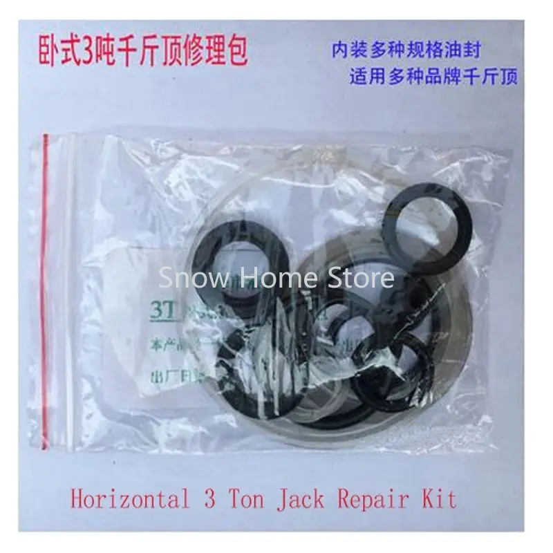 Jack Oil Seal O-ring Horizontal 3 Ton Jack Repair Kit Oil Seal Jack Repair Accessories Seal Ring Hydraulic