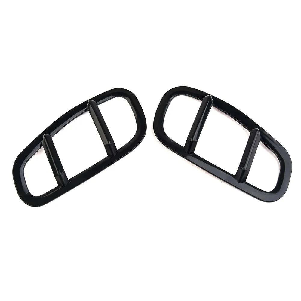 2pcs Side Lamp Covers for Jeep For RENEGADE 2015 2019 ABS Plastic Material for Exterior Car Styling Accessories