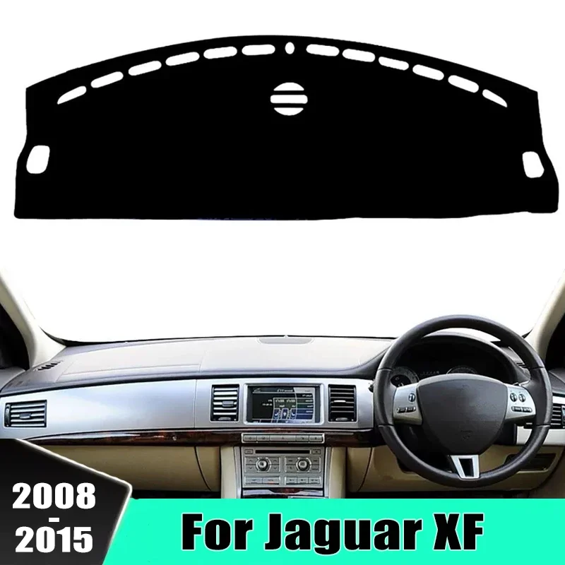 

Car Dashboard Cover Sun Shade Mats Avoid Light Pads Instrument Panel Protective For Jaguar XF 2008-2015 Model Car Accessories