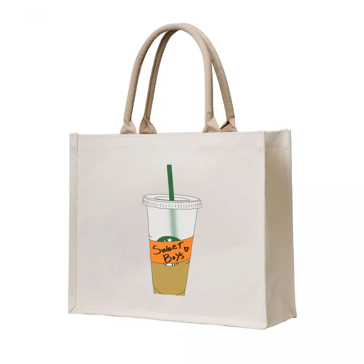 

Sweet Boys Coffee Tote Bag Women's shopping bag female bag for beach