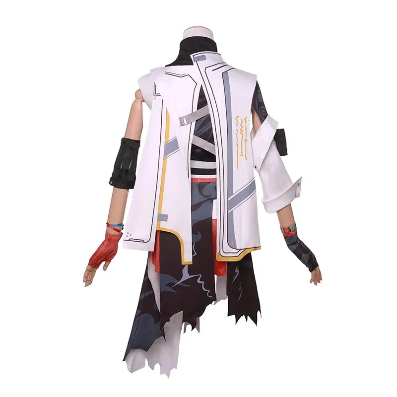 ROLECOS لعبة Wuthering Waves Chixia أزياء تنكرية جالانت الحريق دورية Chixia بدلة نسائية لحفلات الهالوين