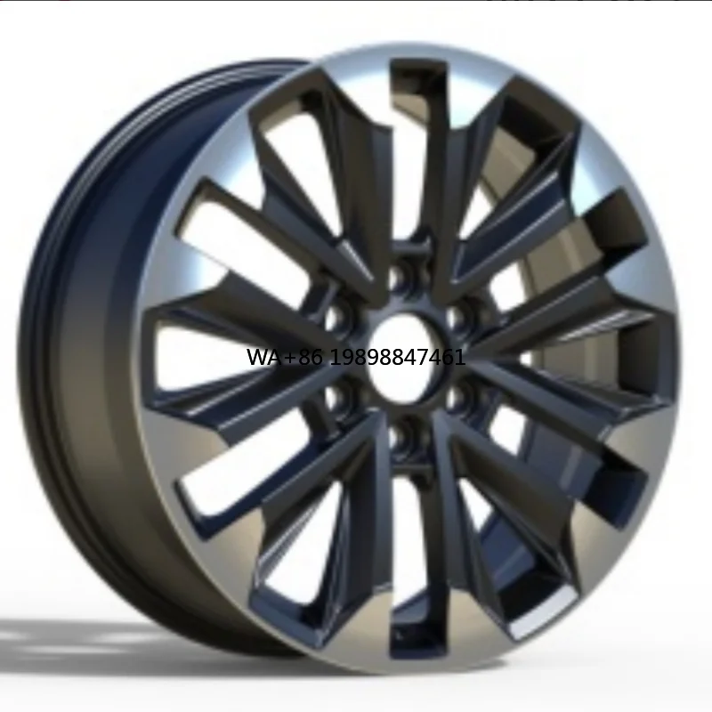

Gallop New 20 Inch 8.0/8.5 ET 55 25 PCD 6X139.7 CB 95.1/106.1 Hyper Black Wheels for Prado LX