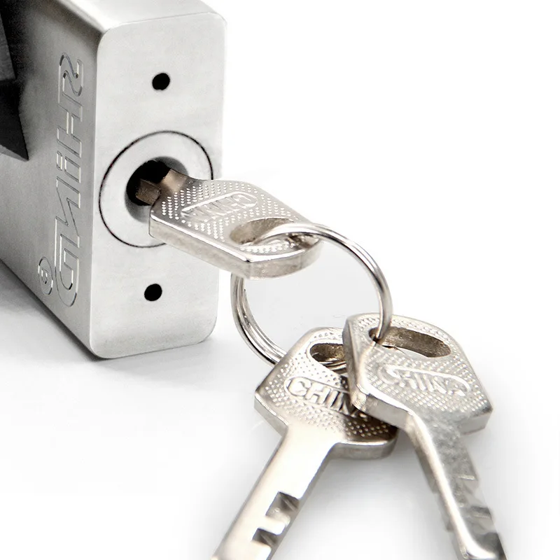 Stainless steel padlock household locks anti-theft anti-pick locks dormitory waterproof rustproof locks lockers gallery 1