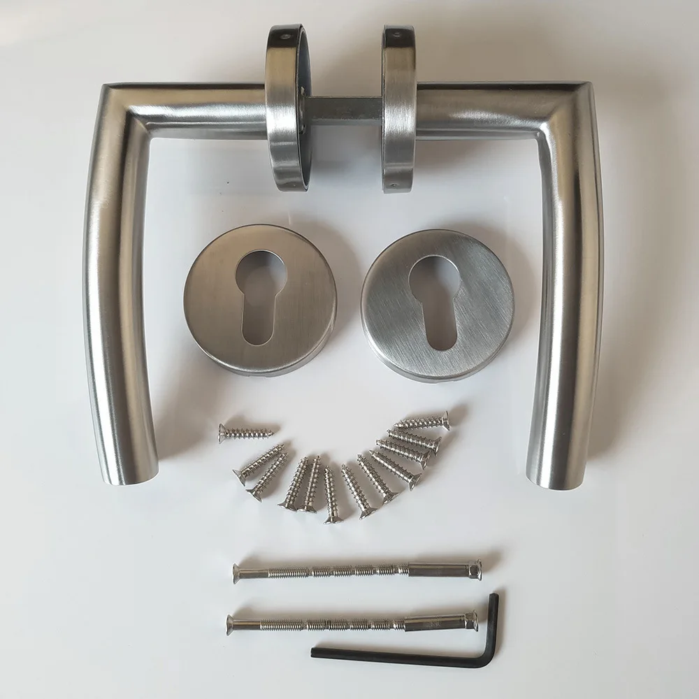 Handle Door Sliding Interior Door Handles 1 Pcs Household Accessories Entrance Gate Lever Knob For Bedroom Bathroom