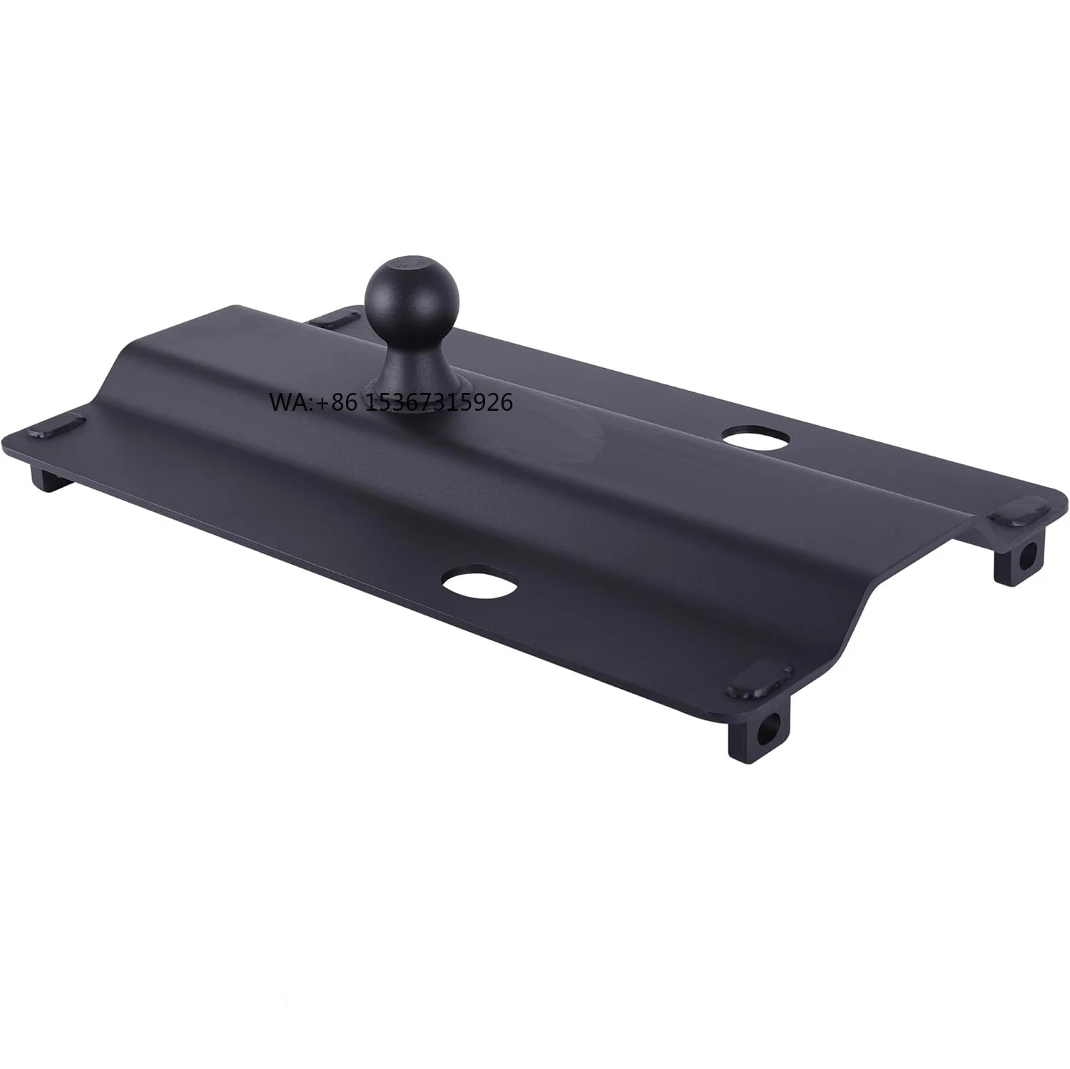 

AMBITION New 5th Wheel Rail Gooseneck Trailer Bent Plate Hitch Ball Adapter for Truck Bed Fifth Wheel Hitch