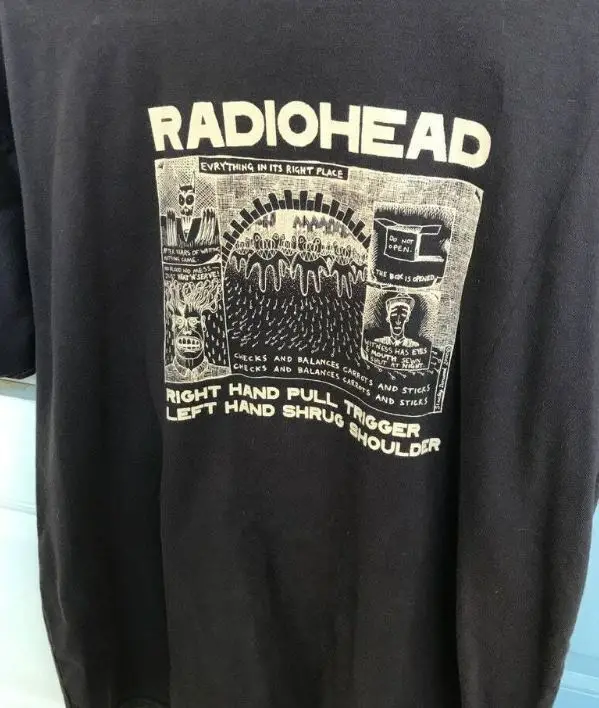 Radiohead A W.A.S.T.E. #Thom #Yorke Graphic Short T shirt Unisex LNH007