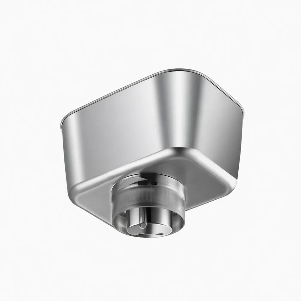 Professional Stainless Steel Gutter Downspout Funnel Square Pipe Drainage Fitting Effective Rain Water Collector