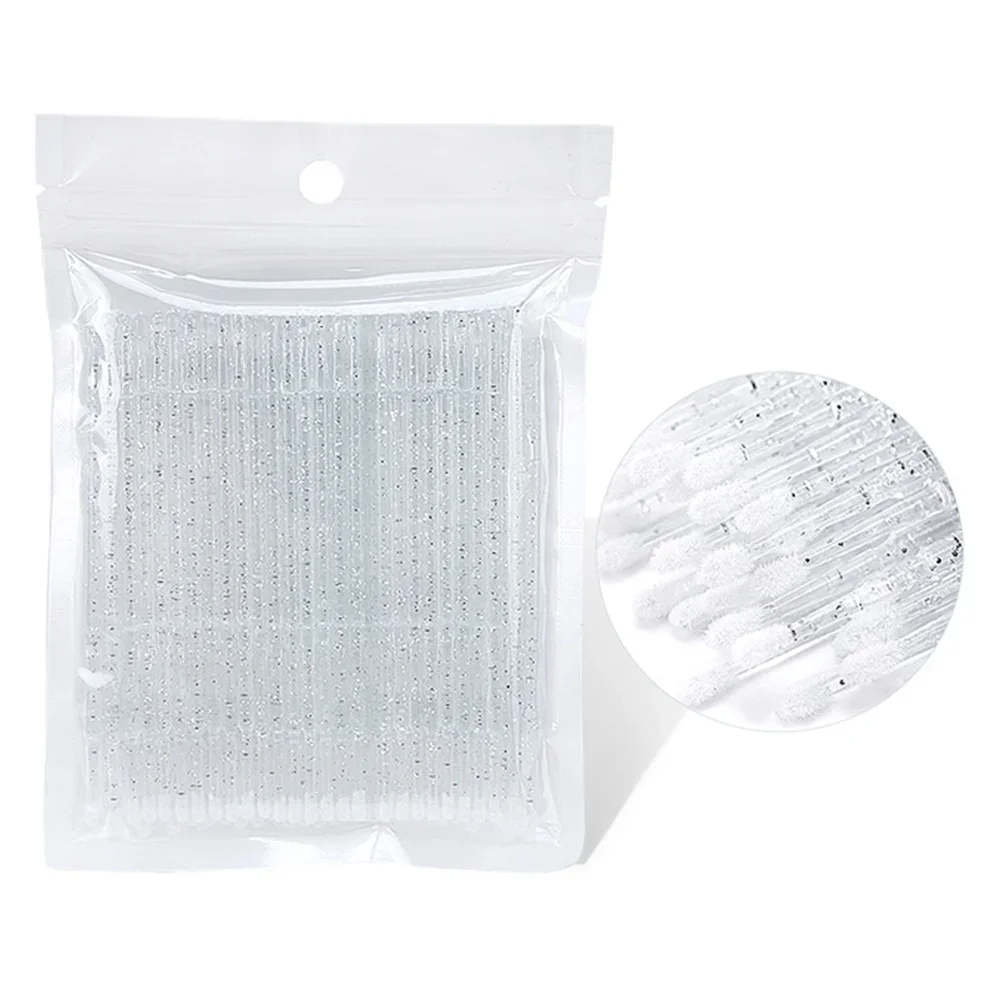 100 unids/bolsa cristal desechable MicroBrush pestañas rímel varitas aplicador herramientas de maquillaje