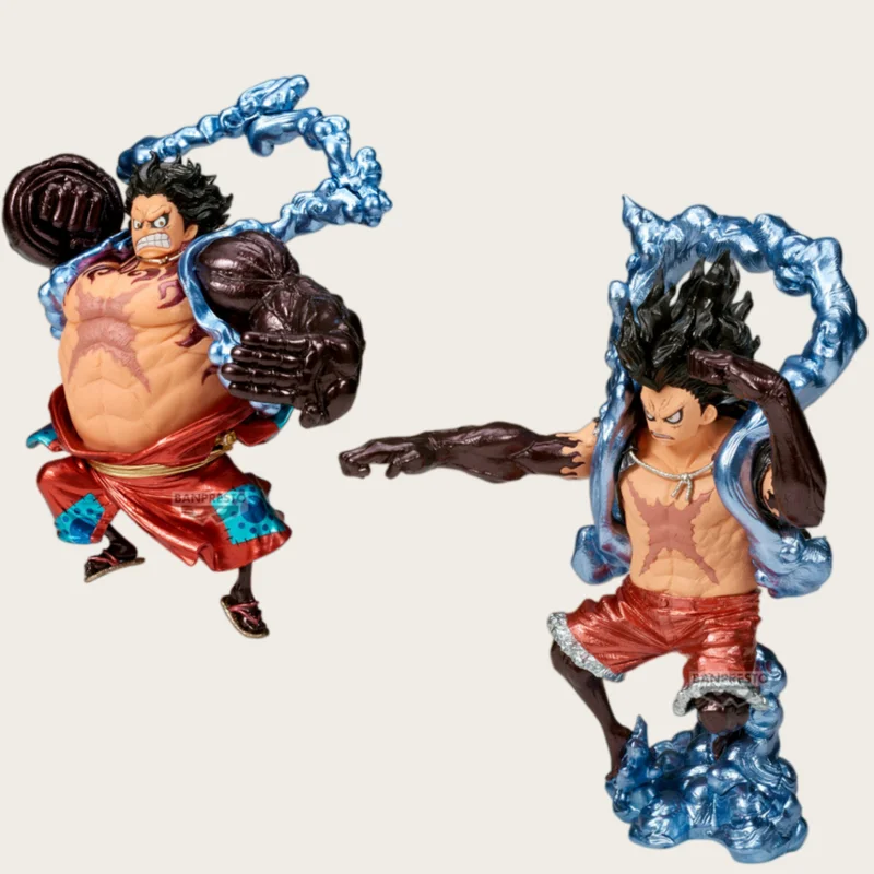 Nuevo en Stock: Figura Coleccionable de Anime Art King Luffy Gear Fourth Edición Especial, Color Metálico, Bounce Man Snake Man, Regalo