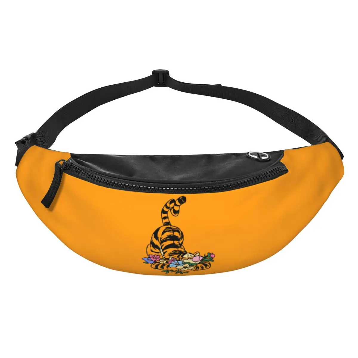 Riñonera Personalizada con Dibujos Animados de Mis Amigos, Tigger y Pooh, para Hombre y Mujer, Bolsa de Cintura Cruzada para Viajar, para Teléfono y Dinero