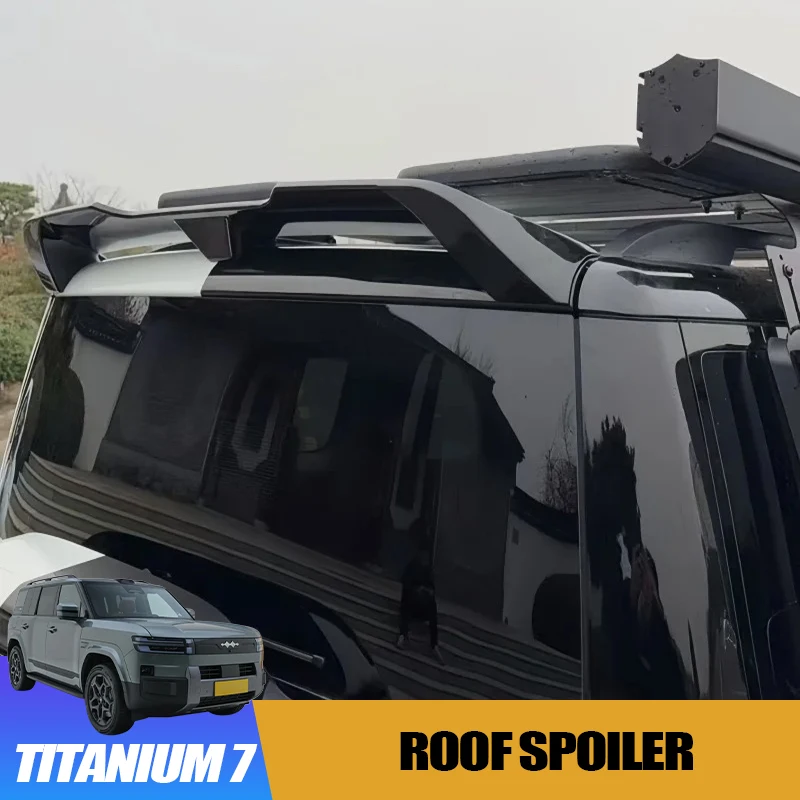 

Спойлер на крышу автомобиля для BYD Leopard 7 Titanium 7 JW, заднее антикрыло на багажник, установка без сверления, аксессуар для тюнинга