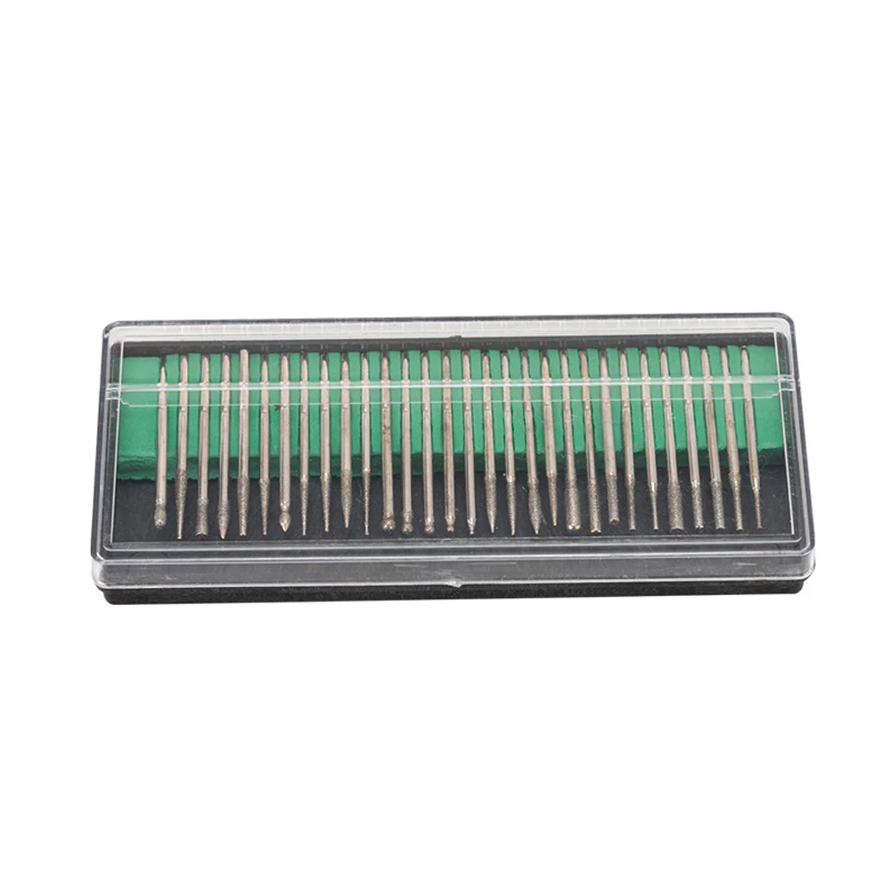 

5sets Dental Lab Diamond Burs Kit Low Speed Handpiece Drill Bit Diamond Steel Polishing Grinding Burs
