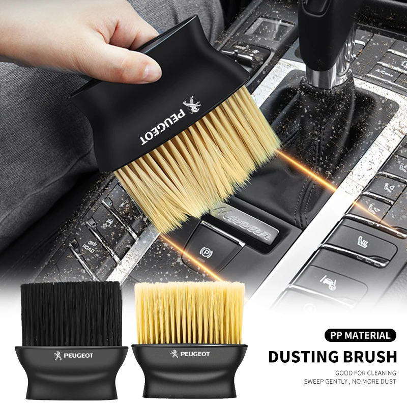 Car Interior Cleaning Tool Air Conditioner Air Outlet Cleaning Artifact Brush For Peugeot 308 508 106 107 108 2008 3008 5008 207