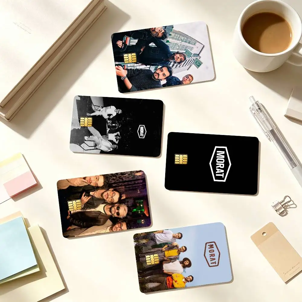 F-Folk Pop Band M-Morat  Credit Card HD Stickers Small Chip Waterproof Sticker Game Card Decal Gift