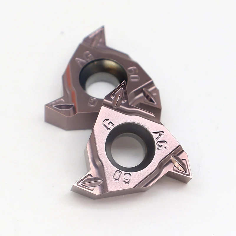 Threading Turning Inserts RT1601G-AG60 1210 Threaded Carbide Cutter Plates For Tool Holder SER1212H16 SER1616H16 SER2020K16