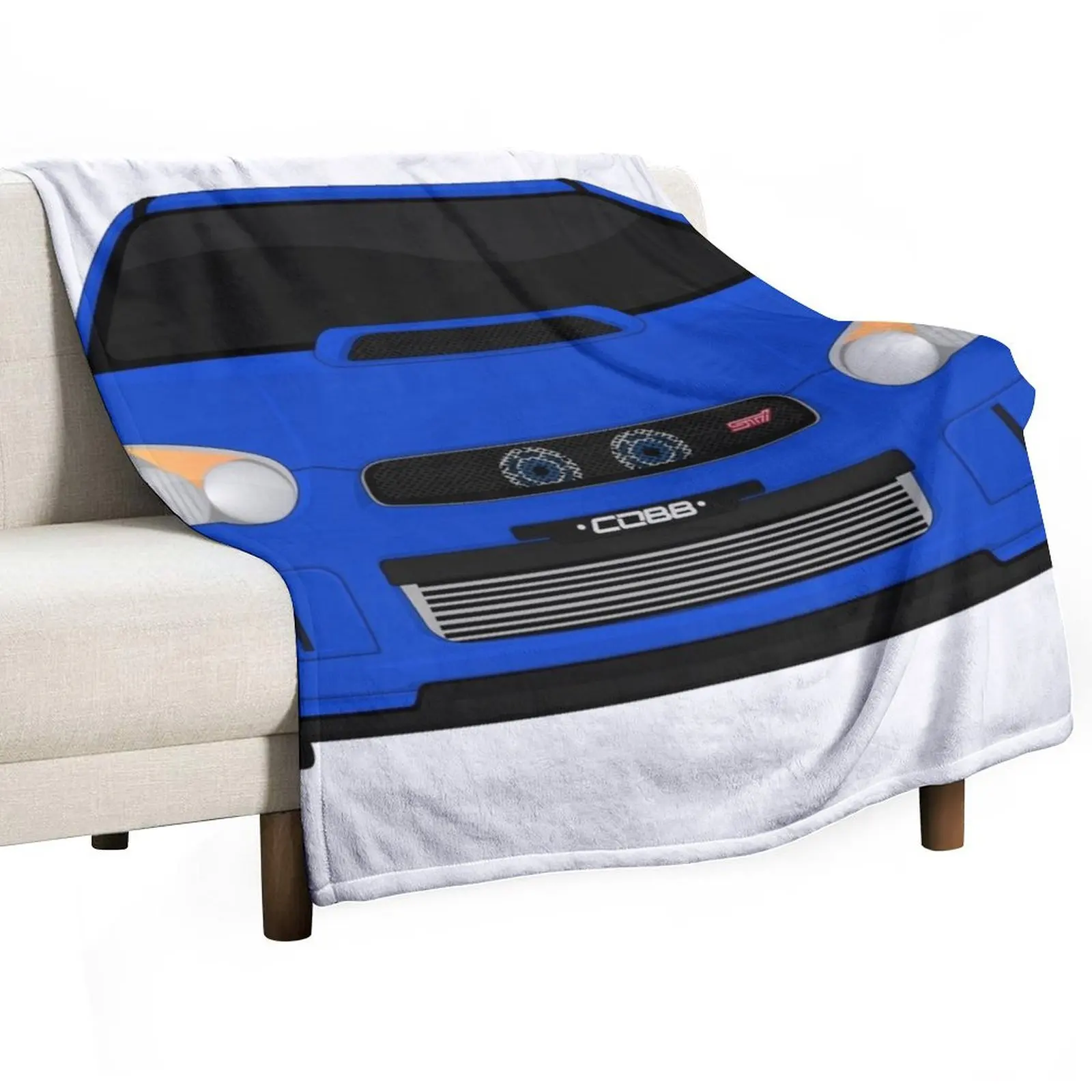 

IMPREZA 2.0 RALLY BLUE Throw Blanket Heavy Polar anime Sofas Blankets