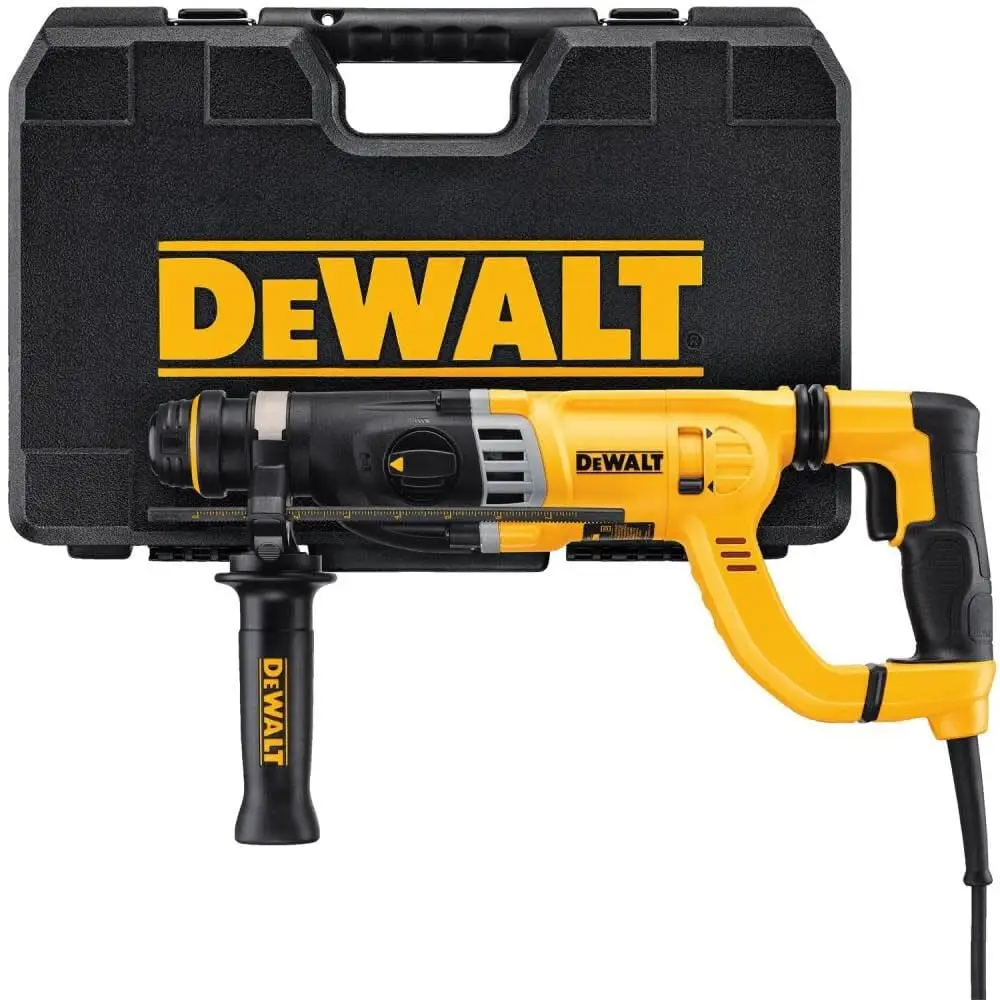 

DEWALT SDS Rotary Hammer Drill, Vibration Control Shocks, Corded (D25263K)