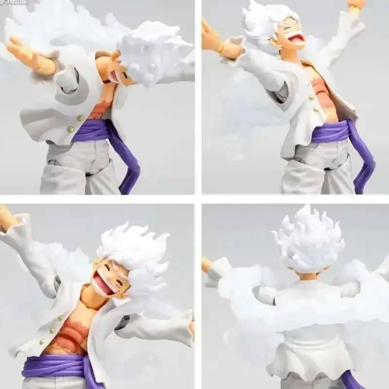 

Anime One Piece Monkey D Luffy Gear 5 NIKA SHF PVC Action Figure Model Toys Gifts