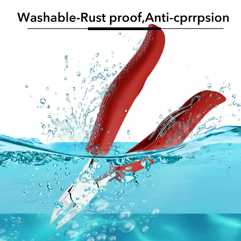 1개 전문가용 재질 발톱깎이 내성발톱 두꺼운 발톱용 니퍼 트리머 커터 매니큐어 페디큐어 액세서리 도구