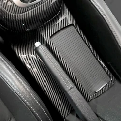 ABS Carbon Fiber Central Control Water Cup Holder Cover Panel Trim Inner Accessories For VW Golf 6 MK6 2008 2009 2010 2011 2012