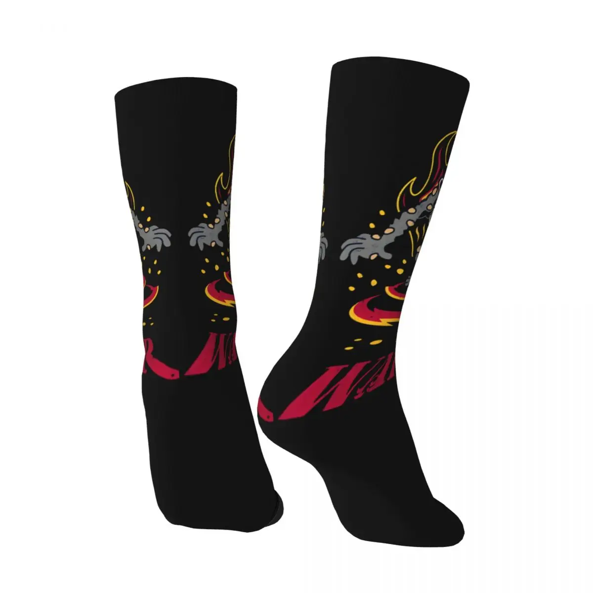 Hip Hop Vintage Marvelous Crazy Men's compression Socks Unisex Iron fists alexander Harajuku Seamless Printed Funny Novelty