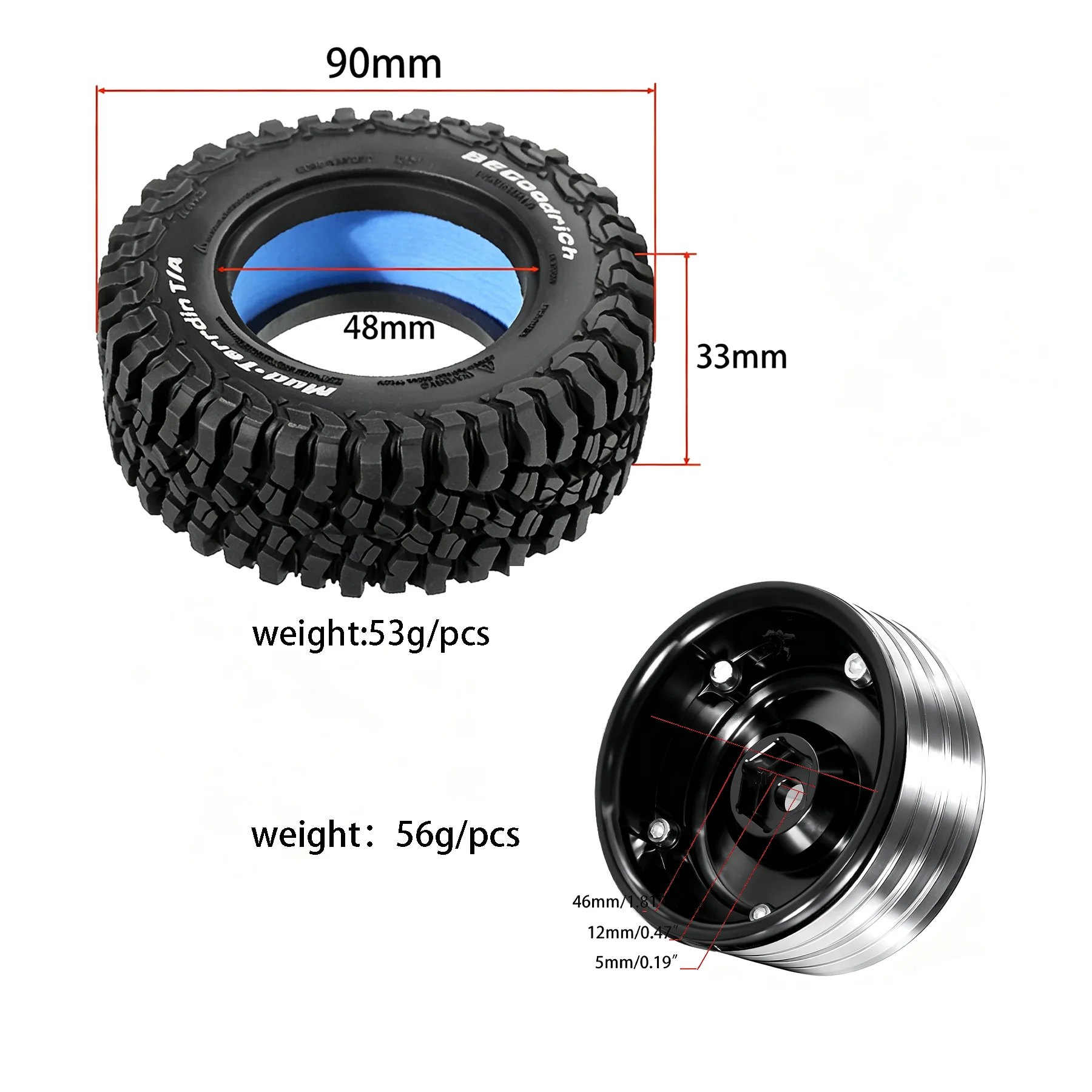 RedSpider 4Pcs 1.9
