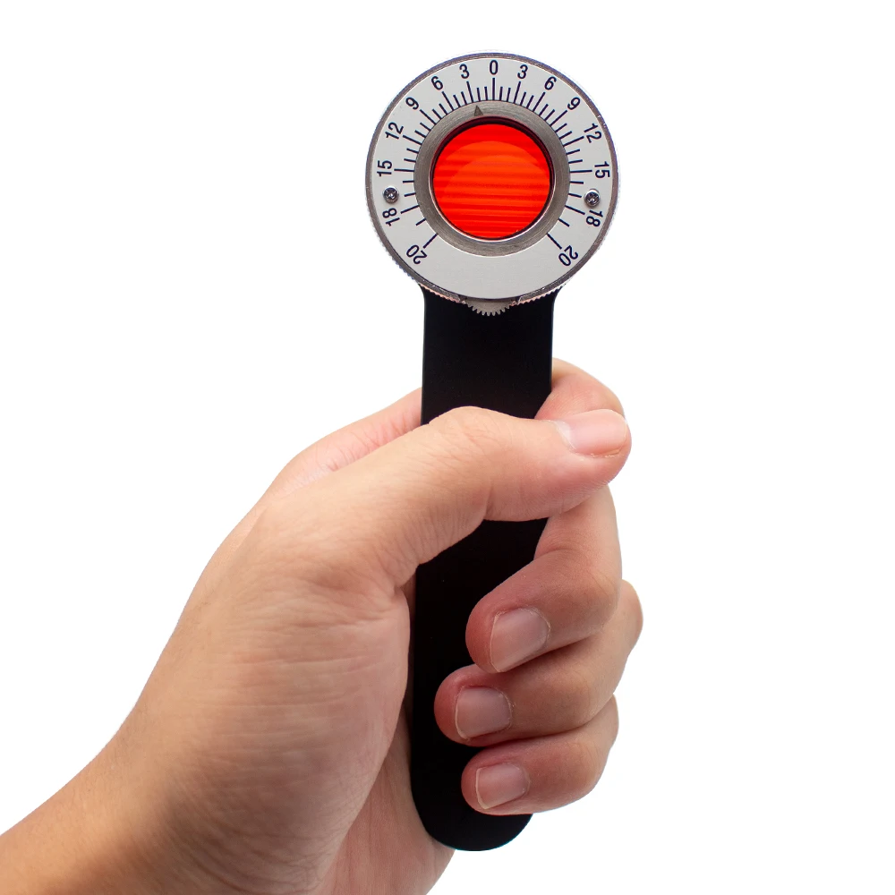 Optical phoria tester oftálmico recessivo strabismus teste ferramentas prisma diopters convergiômetro portátil maddox haste rotativa p