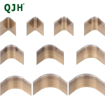 QJH الجلود الزاوية المستديرة القاطع المتقلب الجلود لكمة الزاوية 1/4 حقيبة المحفظة المستديرة قوس على شكل حافة قطع سكين القالب