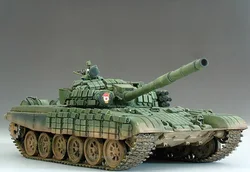 트럼펫 1/35 스케일 조립 모델, 러시아 T-72B 기갑 육군 주요 전투 탱크 키트, 전기 군사 스케일 모델, DIY 탱크