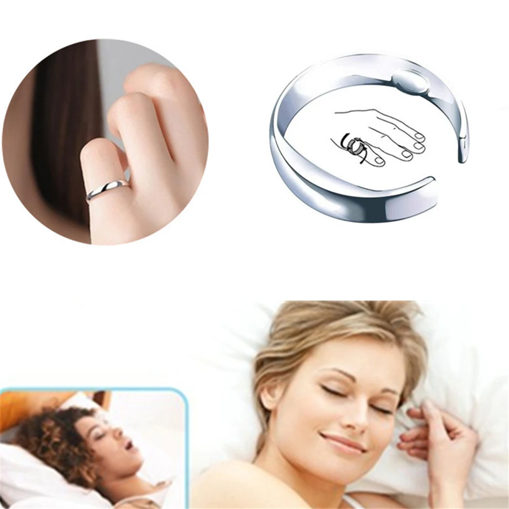 Anti Snoring Device Relieve Snoring Comfortable Open Ring Sleep Aids Acupressure Care Device Open Your Mouth Easy To Use Shiatsu