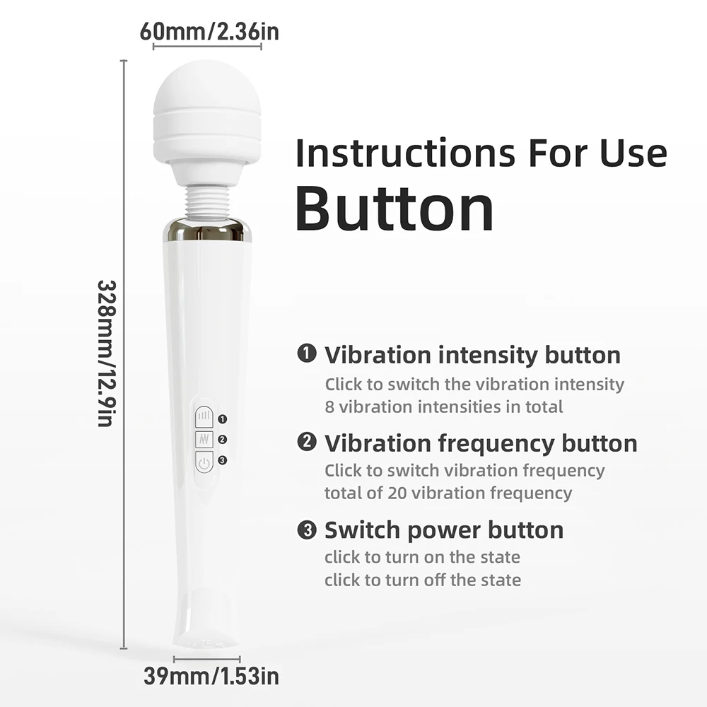 Leistungsstarker Zauberstab-Vibrator fr Frauen, groes  AV-Krpermassagegert, G-Punkt-Klitoris-Stimulator, USB-Aufladung,  Sexspielzeug fr Erwachsene fr Frauen - AliExpress 66