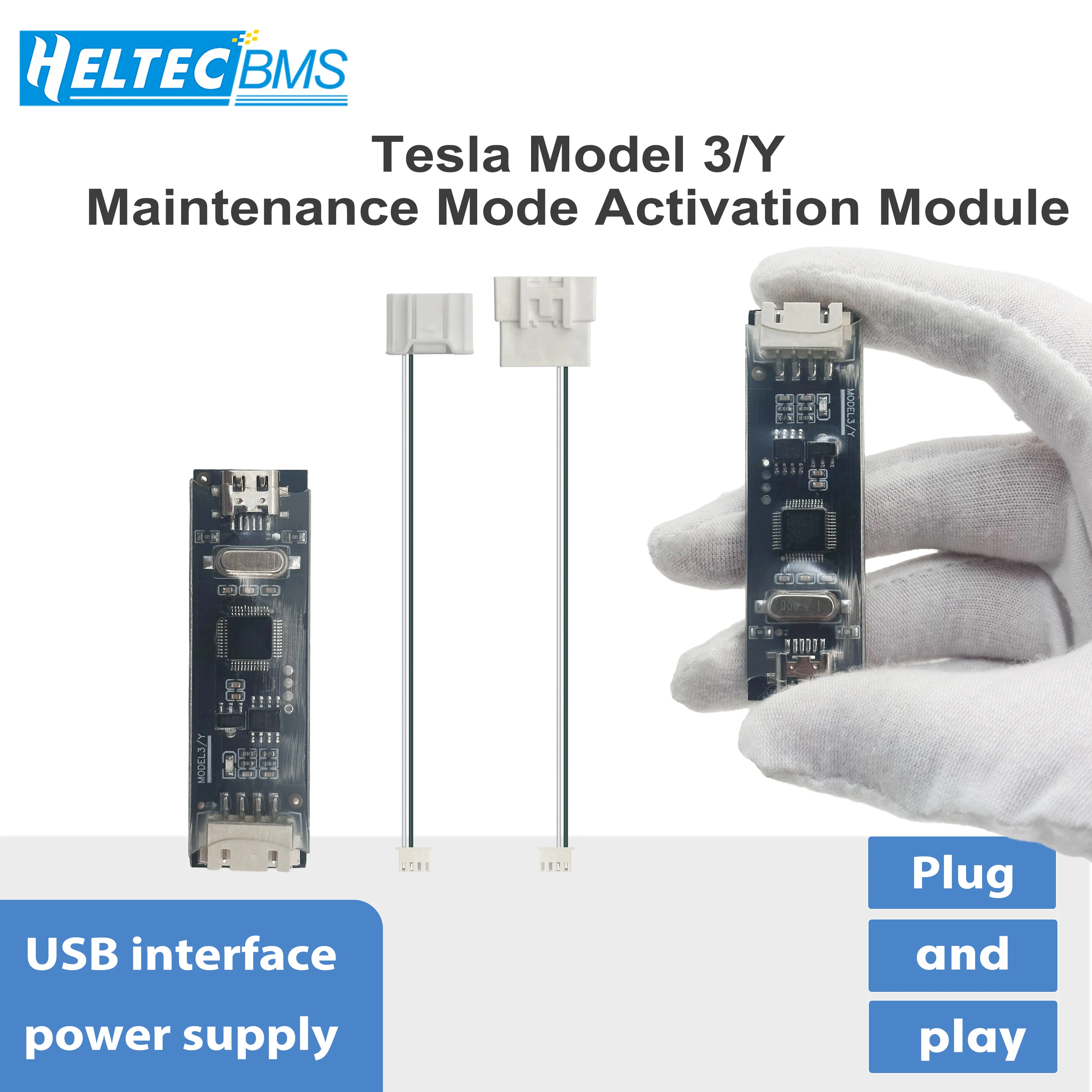 Tesla Diagnostic Tool Plug & Play  Non-Destructive Installation, Supports Battery/Window/Brake Calibration & Full Vehicle