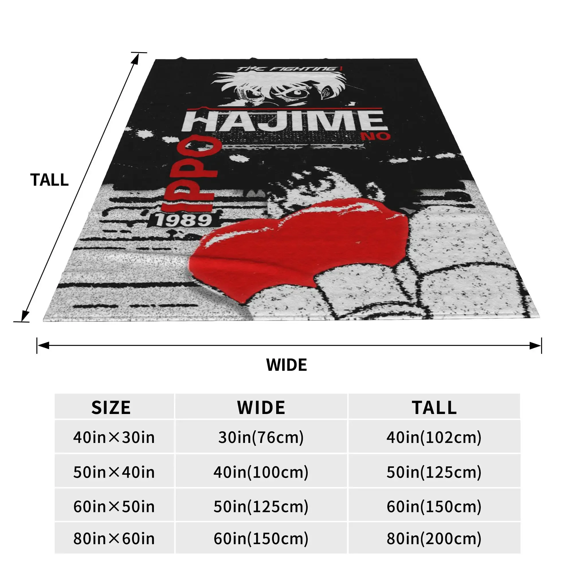 Hajime No Ippo Anime Blanket Super Soft Fleece Sofa Throw Blanket for Home Bedroom Outdoor Throws Bedspread Quilt