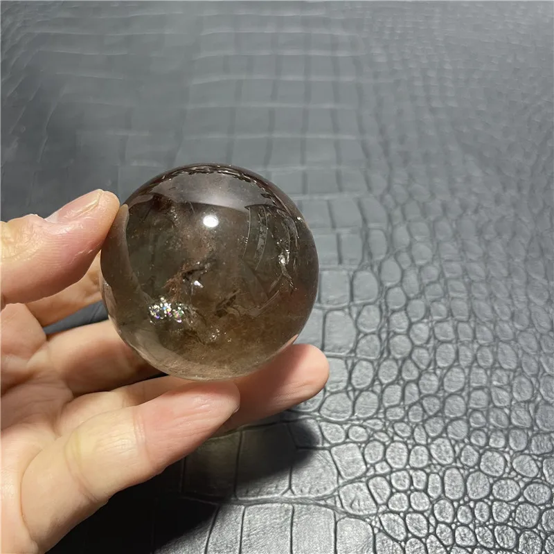 

RAINBOW NATURAL SMOKY CITRINE QUARTZ CRYSTAL SPHERE BALL HEALING