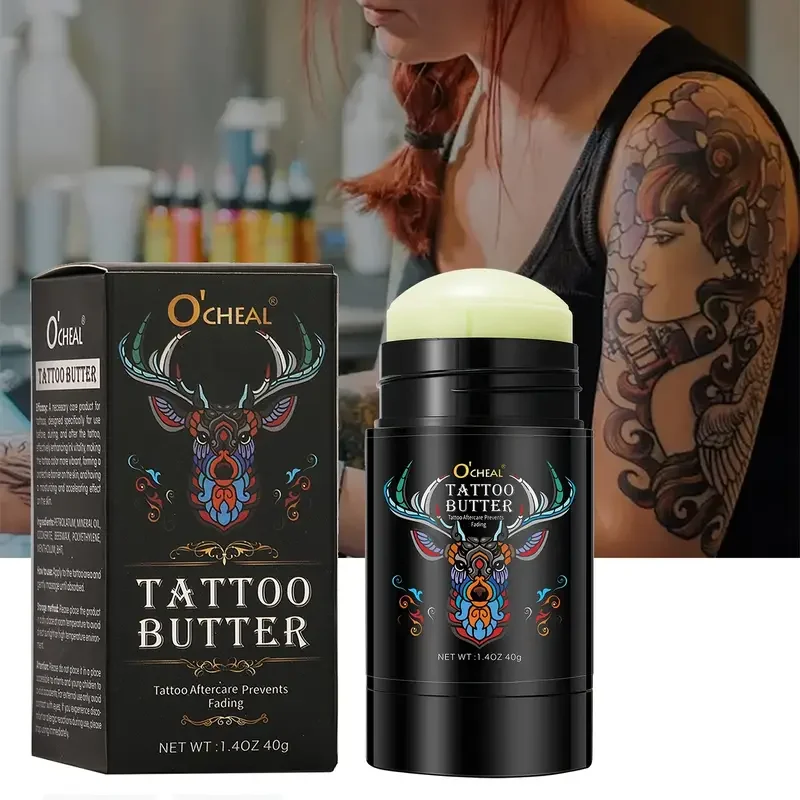 

Gentle and Non-irritating Tattoo Care Cream:Nourish Your Ink!Color Fixing Moisturizing Long-term Care Soothing Tattoo Care Stick