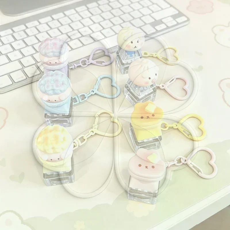 Rabbit Pig Keyboard Toys Keychain Finger Button Clicker Decompression Toys