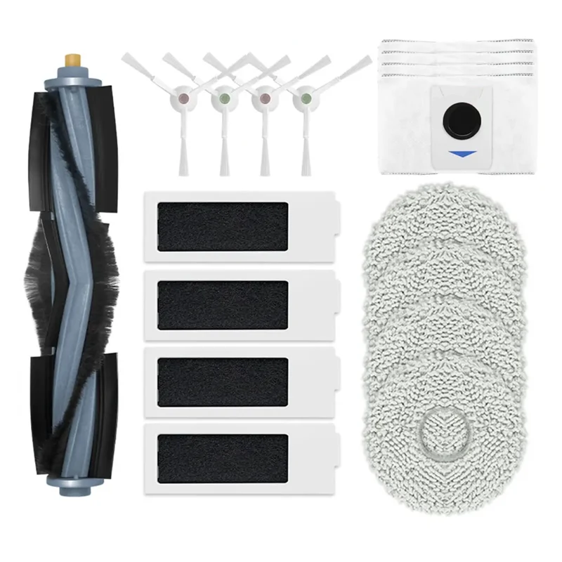 Лидер продаж для Ecovacs T20 OMNI, T20 Max, T20 Pro, X1 Omni, X1 Turbo, Bork V830, V831 Щетка-фильтр, мешки для пыли, вакуумные детали