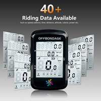 OFFBONDAGE GPS Bicycle Computer 2.6-inch Cycling Odometer Wireless Speedometer Waterproof Bike Digital Stopwatch Cycling GPS